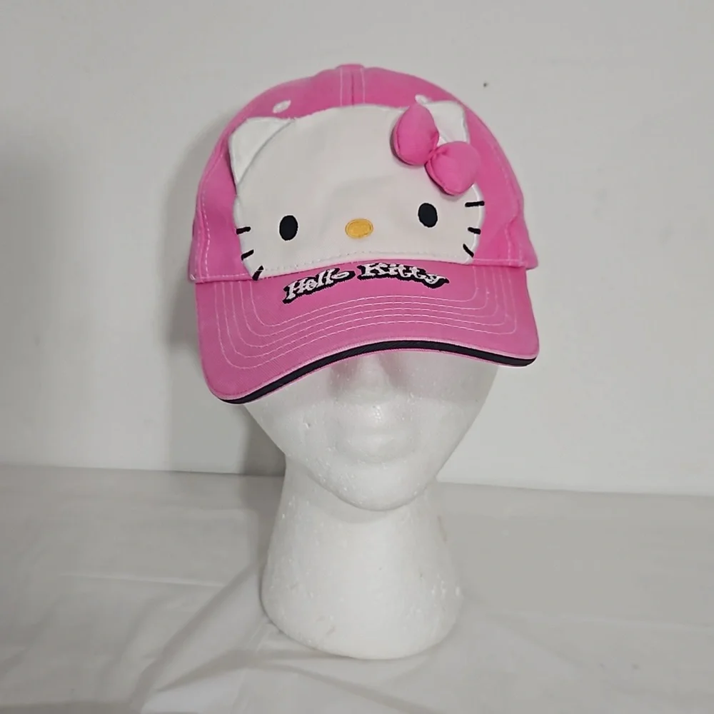 little girl sanrio Hello Kitty pink novelty baseball cap